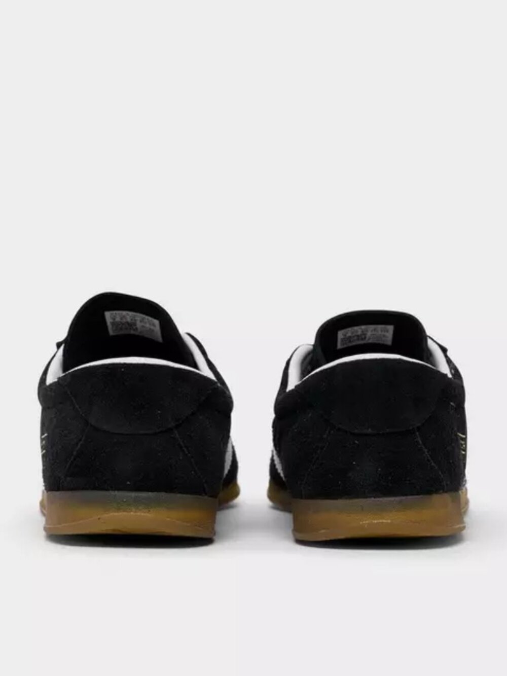adidas Originals Gazelle Black White Gum Athletic Shoes - Picture 13 of 15